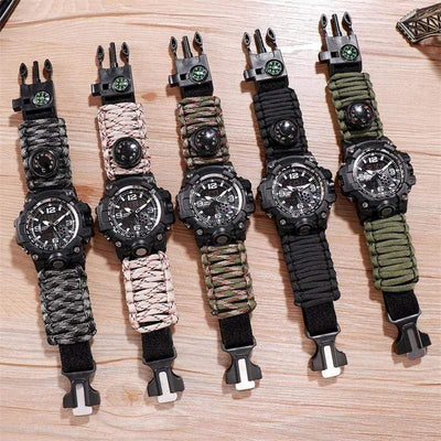 Survival Gears Depot Quartz Watches Adventurer Multifunction Survival Watch